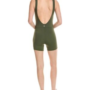 Strut This workout Romper in Olive Green